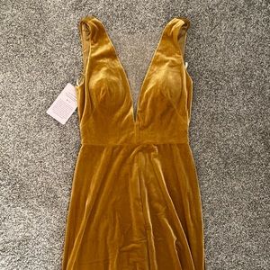 *NEW/ unworn* Jenny Yoo BHLDN Marigold Logan gown full length